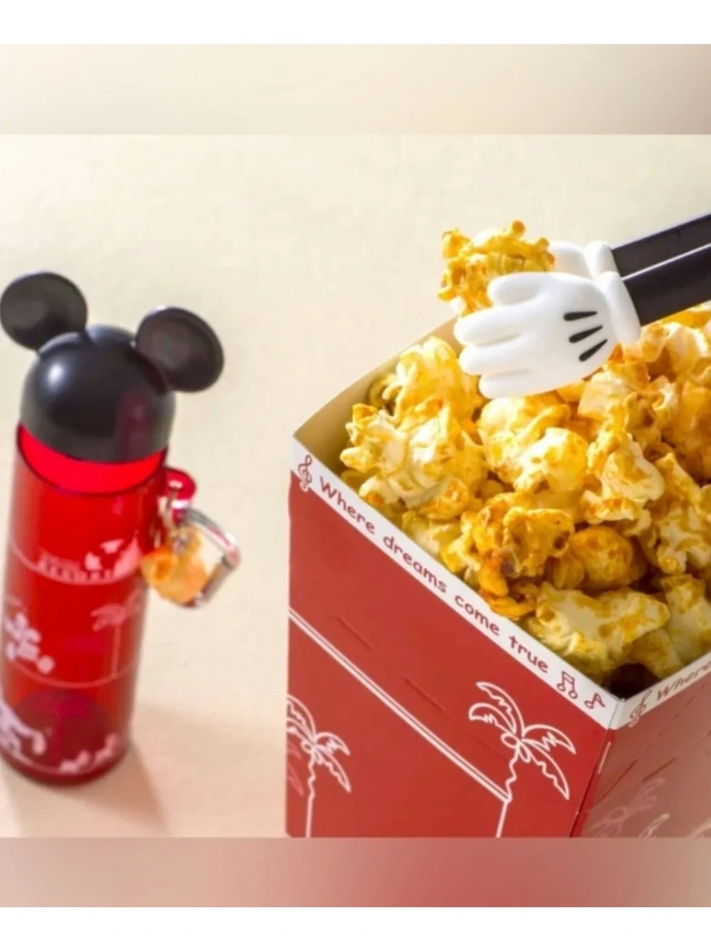 Tokyo Disney Resort Mickey Mouse Popcorn Tongs NWT Japan Exclusive